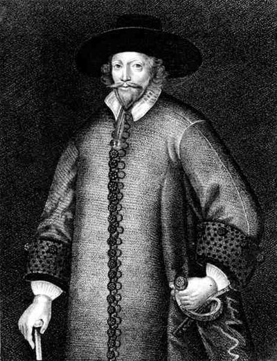 Portrait of John Holles, First Earl of Clare (c.1564-1637) engraved by R. Clamp by English School